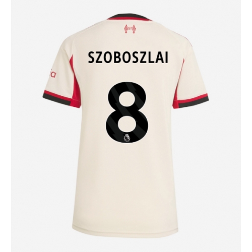 Billige Fotballdrakt Liverpool Dominik Szoboszlai #8 Replika Bortedrakt Dame 2025-26 Kortermet Billige Fotballdrakt Liverpool Dominik Szoboszlai #8 Replika Bortedrakt Dame 2025-26 Kortermet